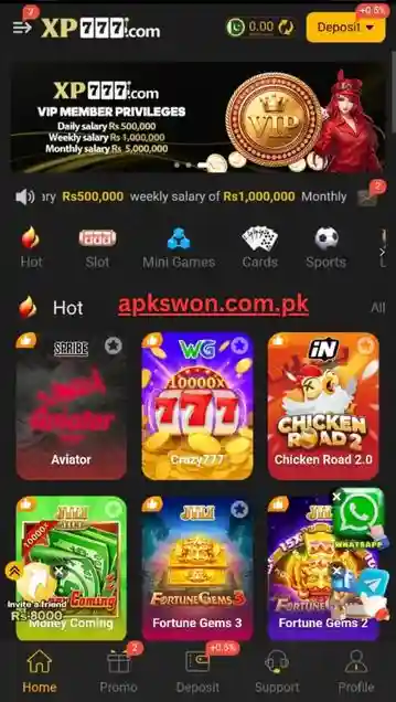XP777 Game best earning